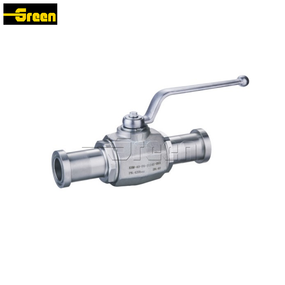 refrigeration flanged ball valve 2" check KHB-F3/6 KHM-F3/6 Series SAE flange hydraulic valve