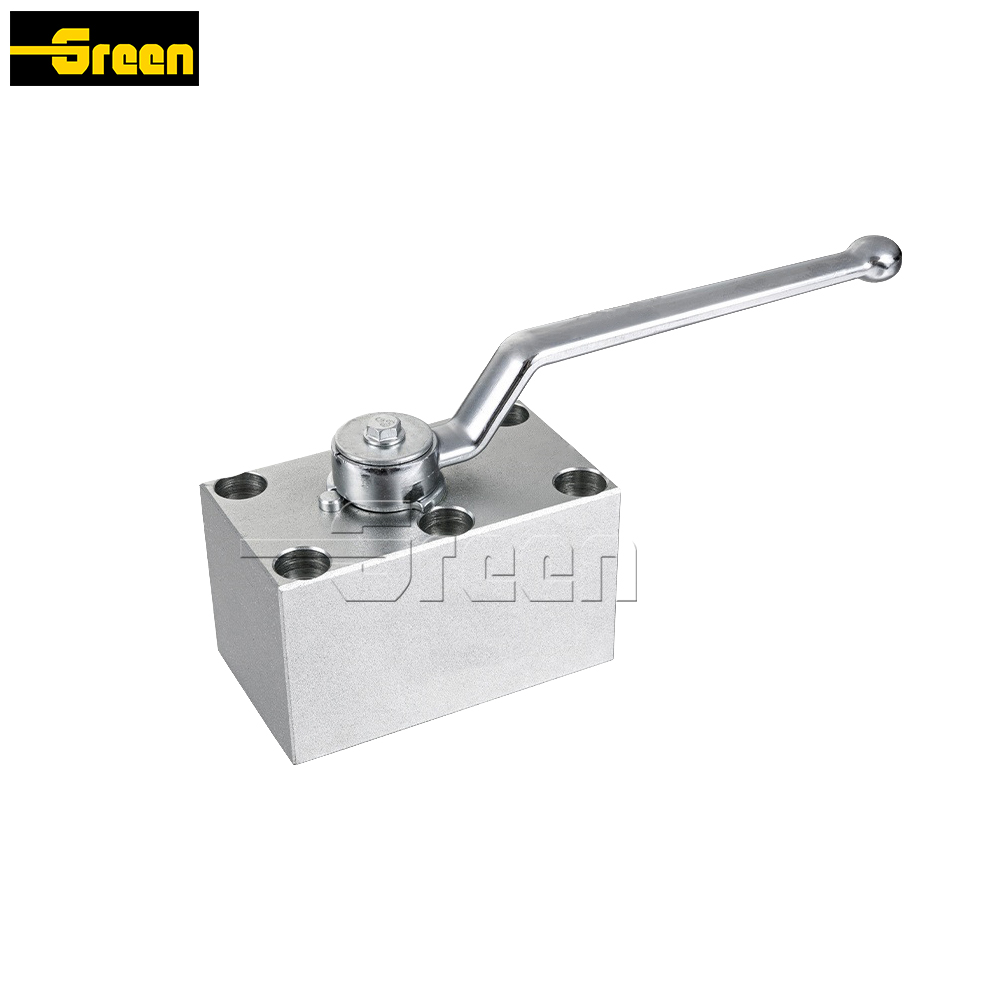 press brass gas ball valve handle KHP Series of plate hydraulic valve