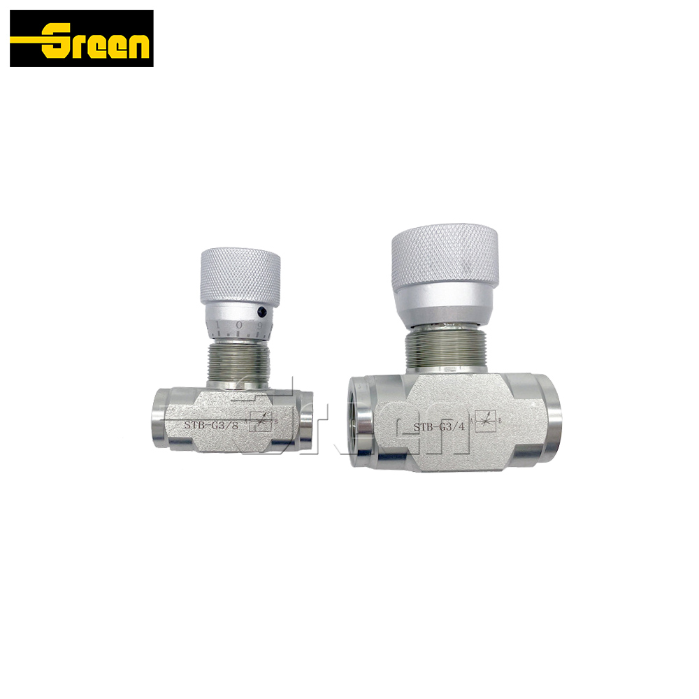 2 inch ball brass valve three-way carbon steel STB BI-directional Flow Restrictor